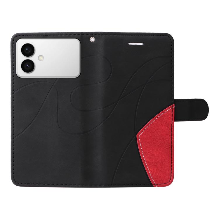 Dual-color Splicing Flip Leather Phone Case