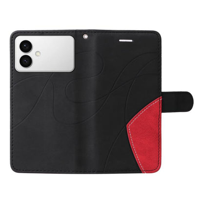 Dual-color Splicing Flip Leather Phone Case