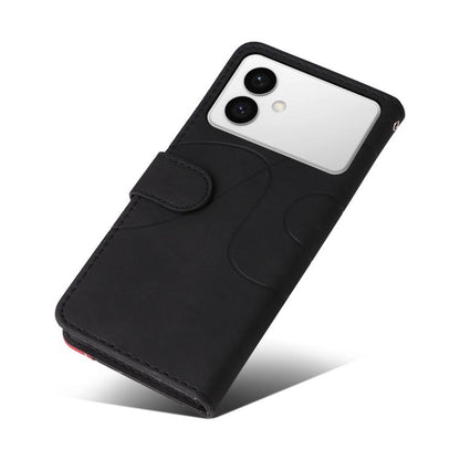 Dual-color Splicing Flip Leather Phone Case