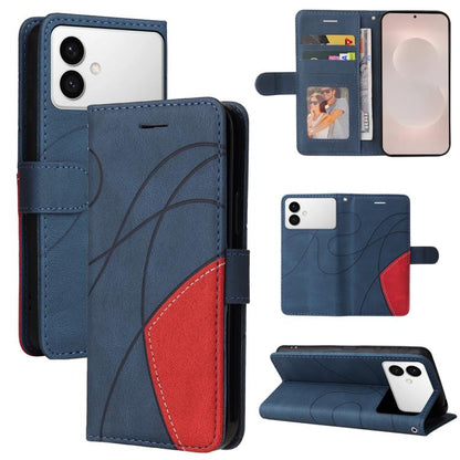Dual-color Splicing Flip Leather Phone Case