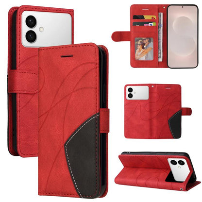 Dual-color Splicing Flip Leather Phone Case