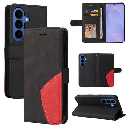 Dual-color Splicing Flip Leather Phone Case