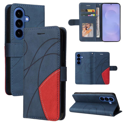 Dual-color Splicing Flip Leather Phone Case