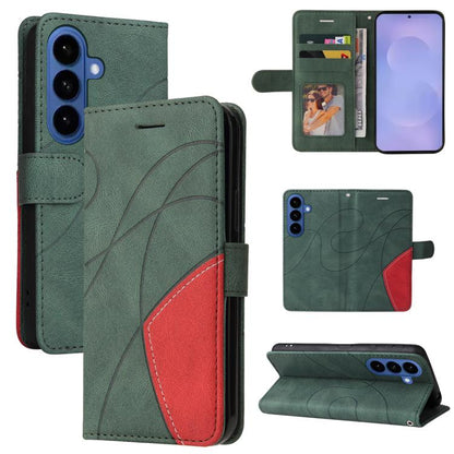 Dual-color Splicing Flip Leather Phone Case