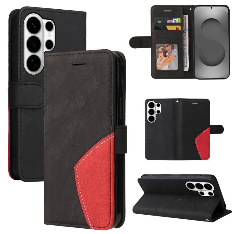 Dual-color Splicing Flip Leather Phone Case