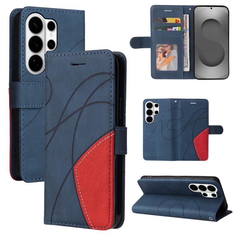 Dual-color Splicing Flip Leather Phone Case