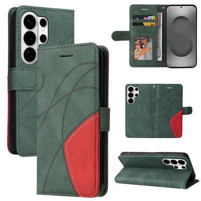 Dual-color Splicing Flip Leather Phone Case