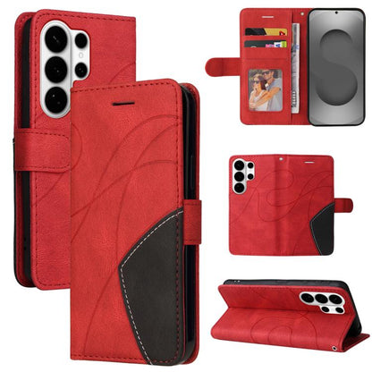 Dual-color Splicing Flip Leather Phone Case