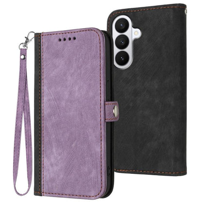 Side Buckle Double Fold Hand Strap Leather Phone Case
