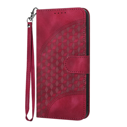 Elephant Head Embossed Phone Leather Case with Lanyard