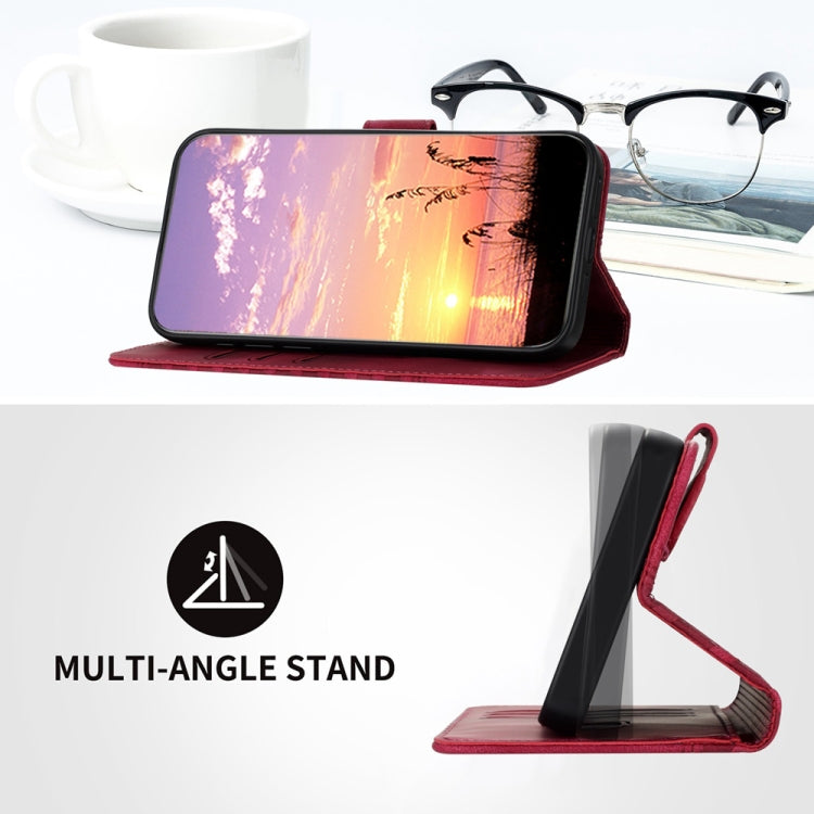 Elephant Head Embossed Phone Leather Case with Lanyard