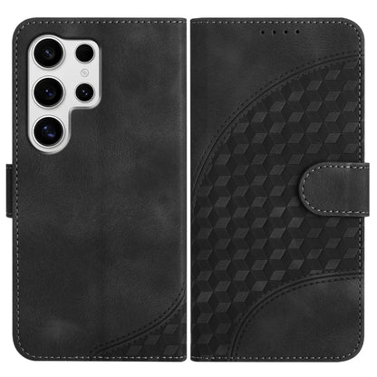 Elephant Head Embossed Phone Leather Case with Lanyard