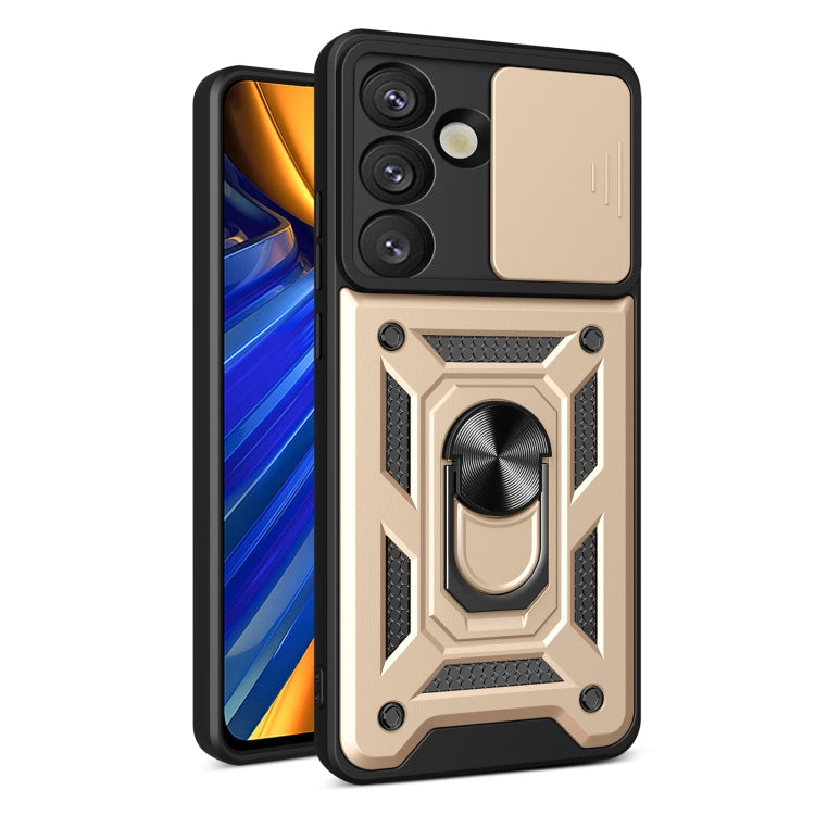 Sliding Camera Cover Design TPU+PC Phone Case