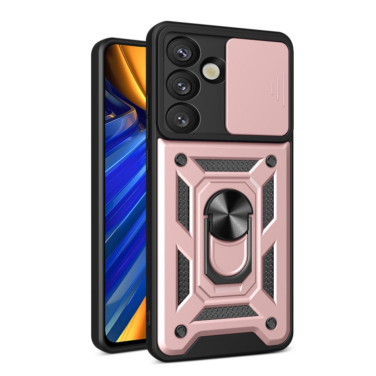 Sliding Camera Cover Design TPU+PC Phone Case