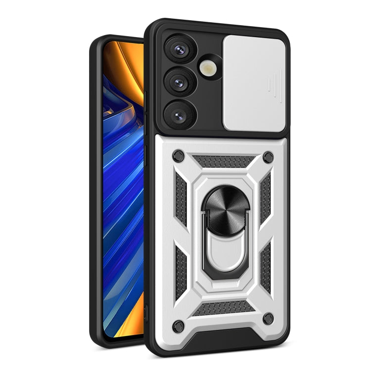 Sliding Camera Cover Design TPU+PC Phone Case