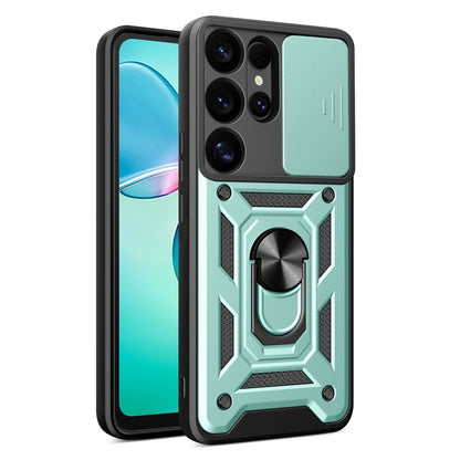 Sliding Camera Cover Design TPU+PC Phone Case