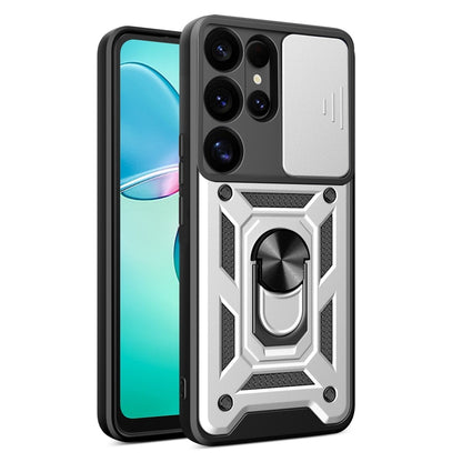 Sliding Camera Cover Design TPU+PC Phone Case