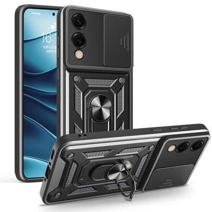 Sliding Camera Cover Design TPU+PC Phone Case