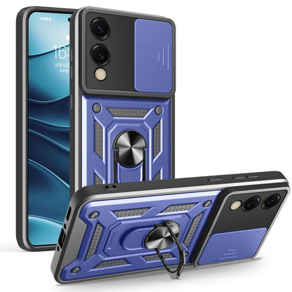 Sliding Camera Cover Design TPU+PC Phone Case