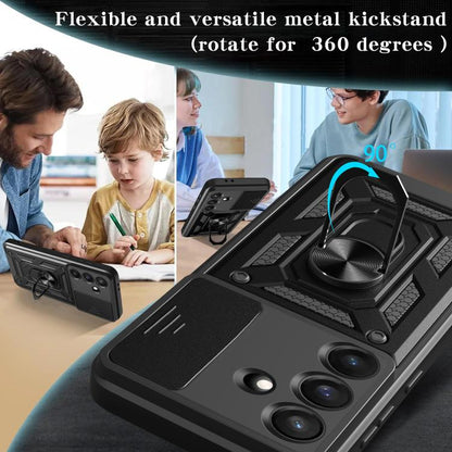 Sliding Camera Cover Design TPU+PC Phone Case