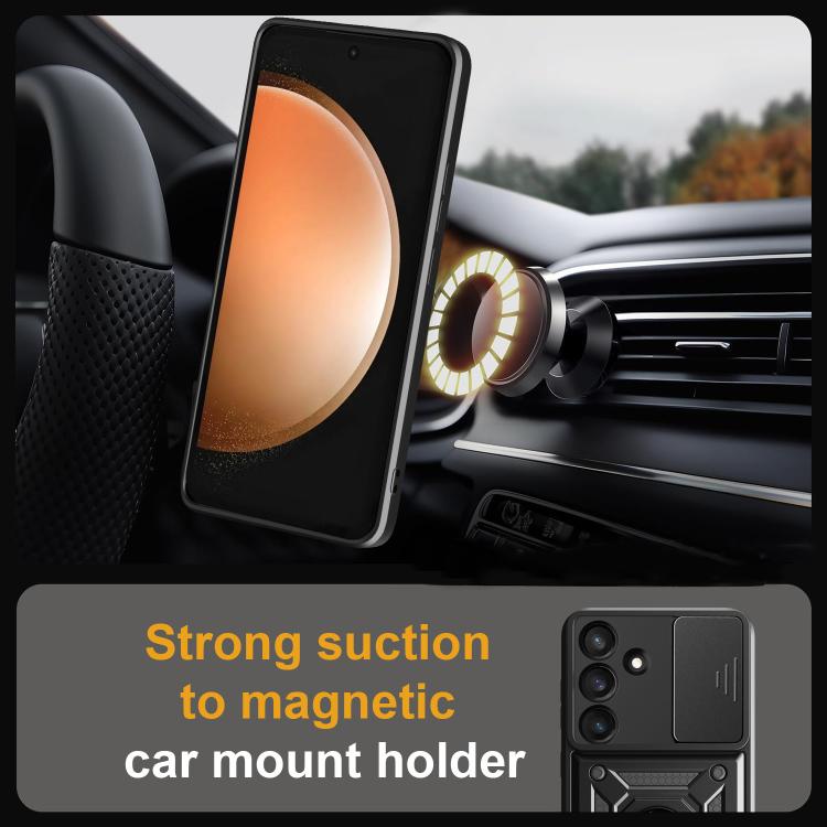 Sliding Camera Cover Design TPU+PC Phone Case