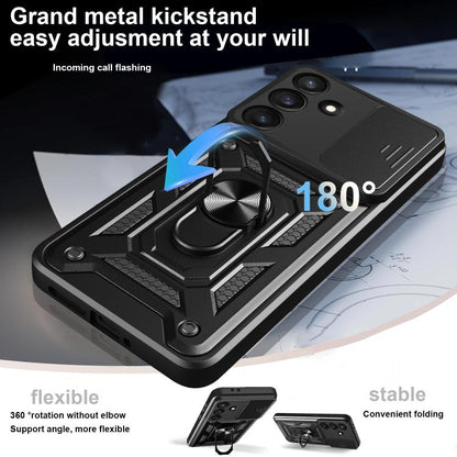 Sliding Camera Cover Design TPU+PC Phone Case