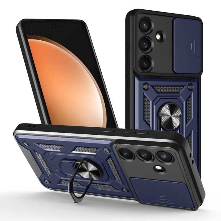 Sliding Camera Cover Design TPU+PC Phone Case