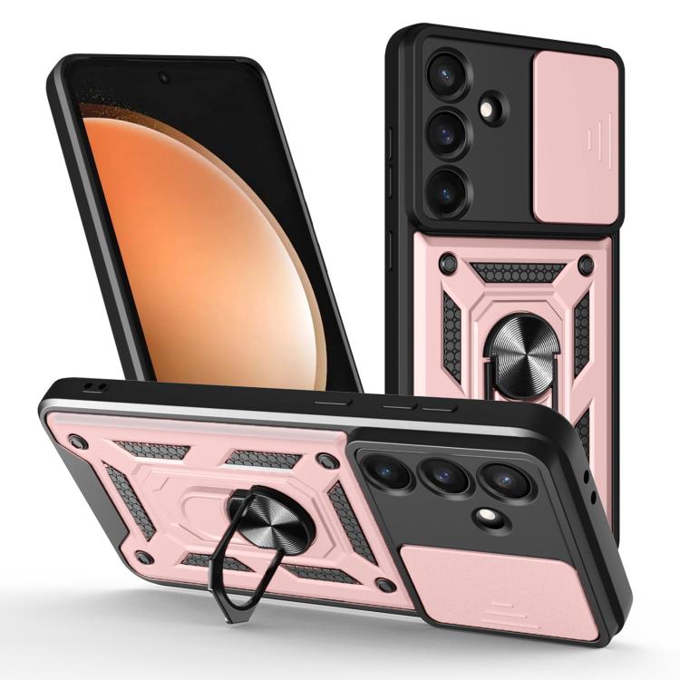 Sliding Camera Cover Design TPU+PC Phone Case
