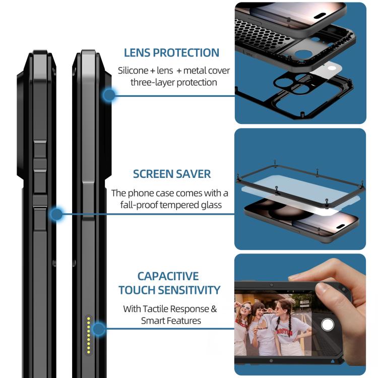 RedPepper Triple-proof Metal Phone Case