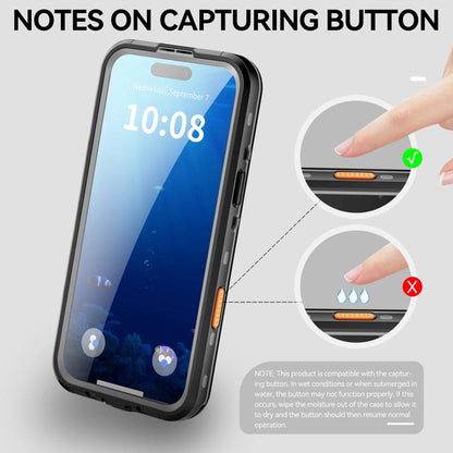 RedPepper Transparent Dot IP68 Waterproof Triple-proof MagSafe Phone Case