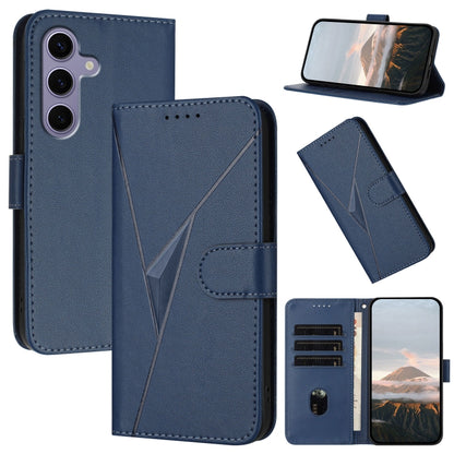 Triangle Pattern Buckle Clasp Leather Phone Case