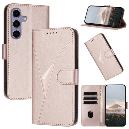 Triangle Pattern Buckle Clasp Leather Phone Case
