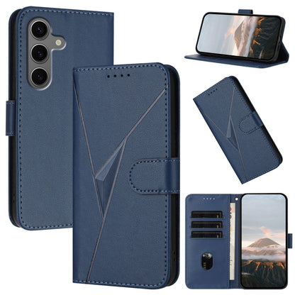 Triangle Pattern Buckle Clasp Leather Phone Case
