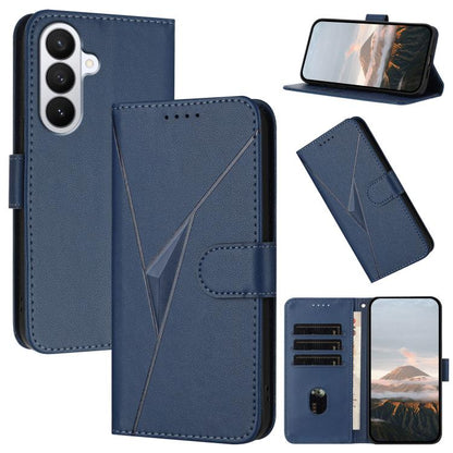 Triangle Pattern Buckle Clasp Leather Phone Case
