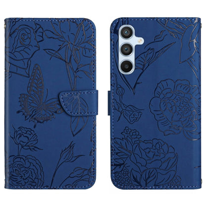 Skin Feel Butterfly Embossed Flip Leather Phone Case