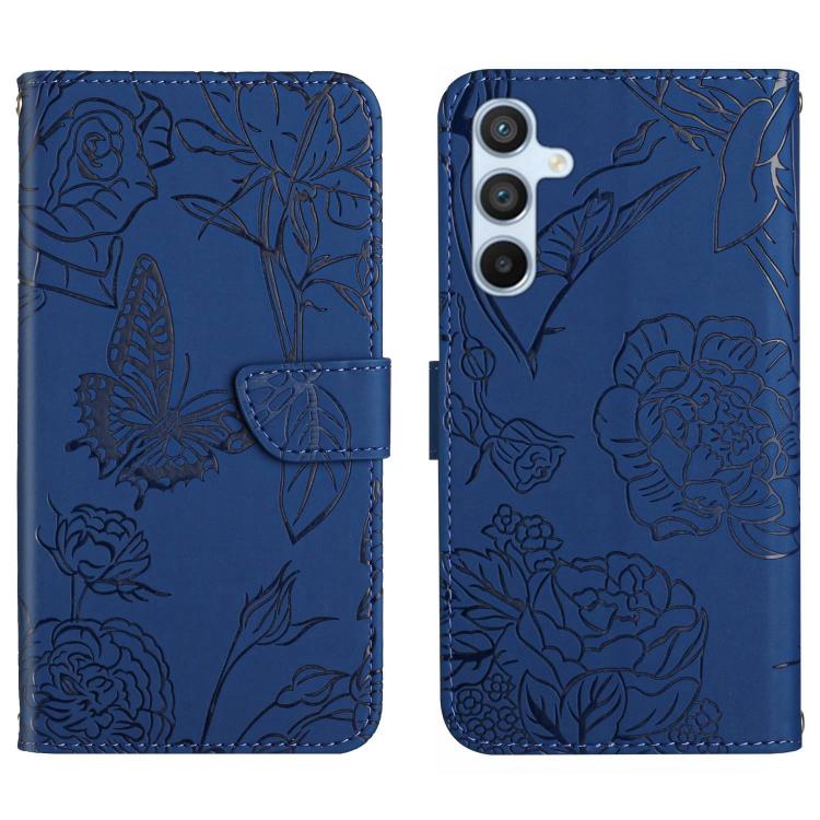 Skin Feel Butterfly Embossed Flip Leather Phone Case