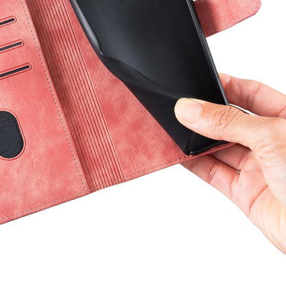 Pen Heart Cat Embossed Leather Phone Case