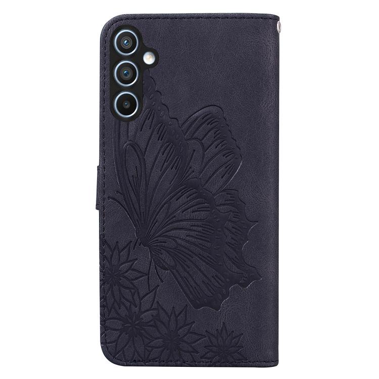 Retro Skin Feel Butterflies Embossing Horizontal Flip Leather Phone Case
