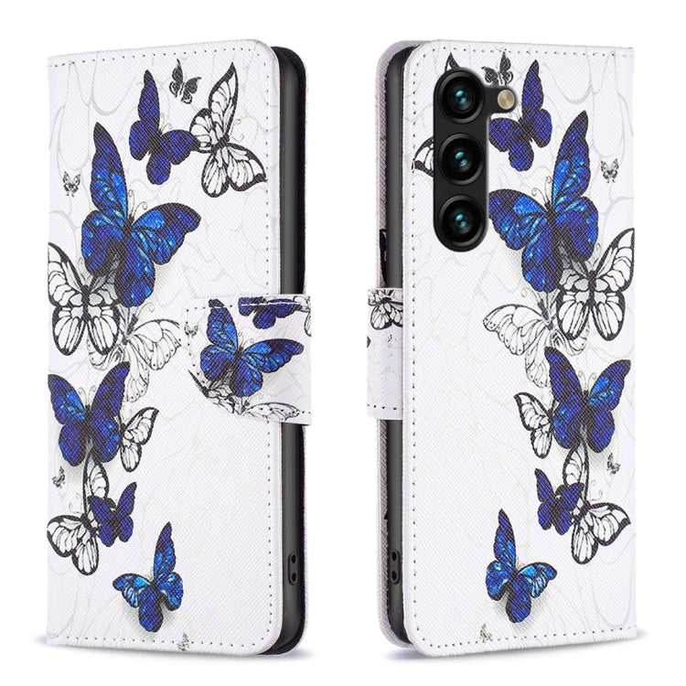 Colored Drawing Pattern Leather Phone Case
