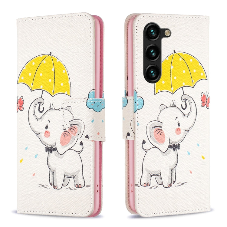 Colored Drawing Pattern Leather Phone Case