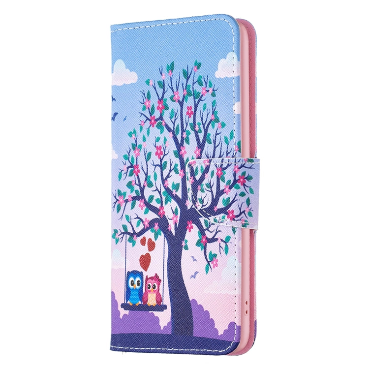Colored Drawing Pattern Leather Phone Case