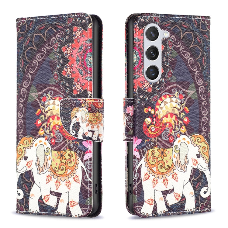 Colored Drawing Pattern Leather Phone Case