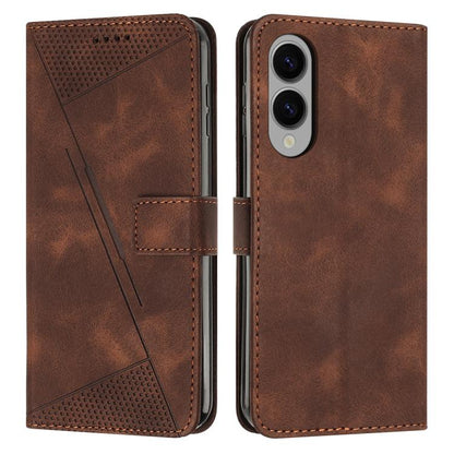 Dream Triangle Leather Phone Case with Lanyard