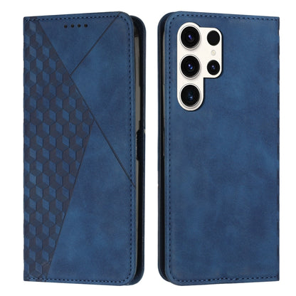 Diamond Splicing Skin Feel Magnetic Leather Phone Case