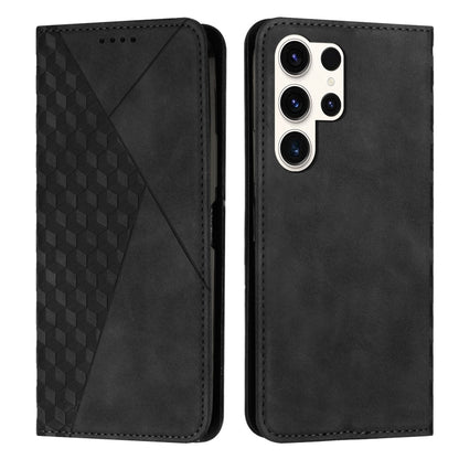 Diamond Splicing Skin Feel Magnetic Leather Phone Case