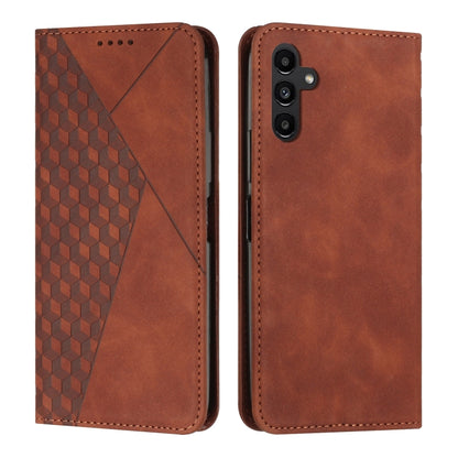 Diamond Splicing Skin Feel Magnetic Leather Phone Case