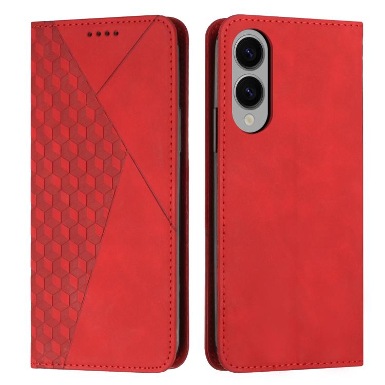Diamond Splicing Skin Feel Magnetic Leather Phone Case