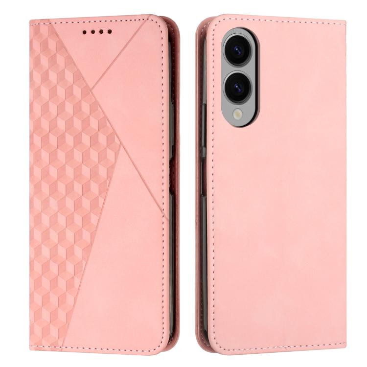 Diamond Splicing Skin Feel Magnetic Leather Phone Case