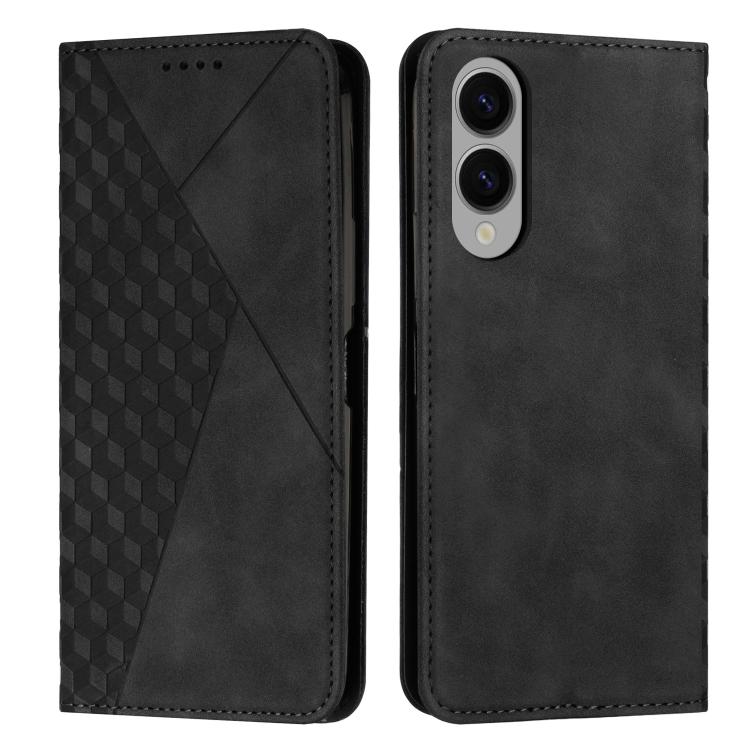 Diamond Splicing Skin Feel Magnetic Leather Phone Case