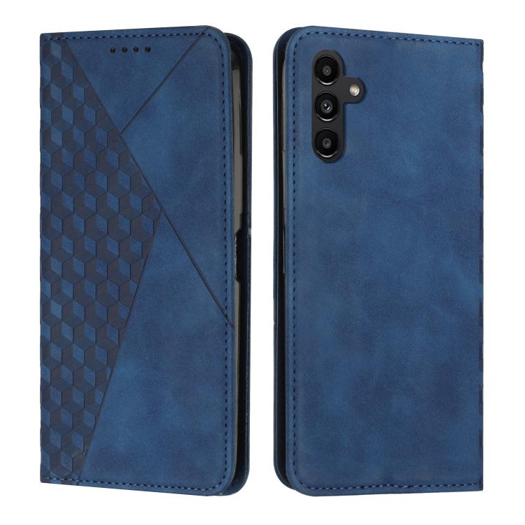 Diamond Splicing Skin Feel Magnetic Leather Phone Case